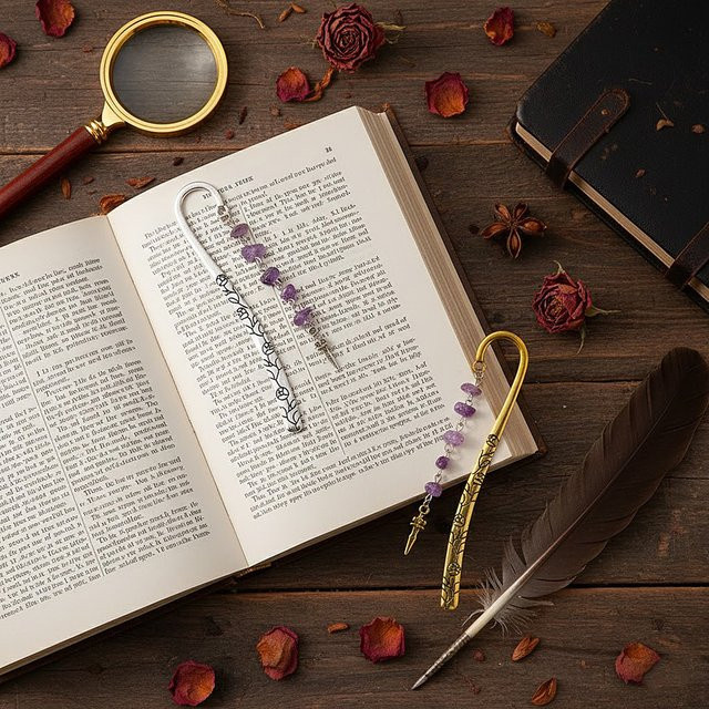 Metall Lesezeichen Fantasy Schwert für Buchliebhaber und Fantasy Fiction Fans - Bild 1