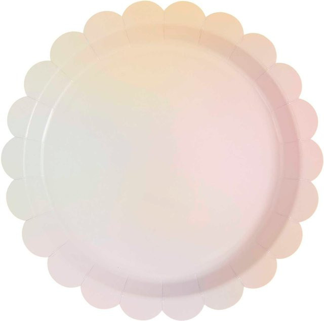 Rico Design Pappteller Spectrum mit Wellenrand, Multicolor, Durchmesser: 23,0 cm - Bild 1