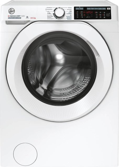 Hoover Waschtrockner HDQ485AMC-84 in Weiß mit 8 kg Waschkapazität und 8 kg Trocknungskapazität B/H/T: 60 x 85 x 53 cm - Bild 1