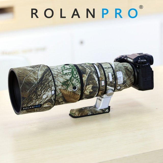 ROLANPRO Wasserdichter Objektivmantel in Camouflage für FUJI FUJINON XF 500 mm F5.6R LM OIS WR - Bild 1
