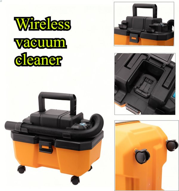 DeWALT Akku-Handstaubsauger in Orange mit hoher Saugkraft für Teppiche und Tierhaare - Bild 1