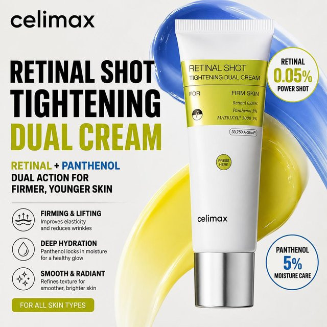 Celimax The Vita A Retinal Shot Dual-Creme, 50 ml, mit Retinol - Bild 1