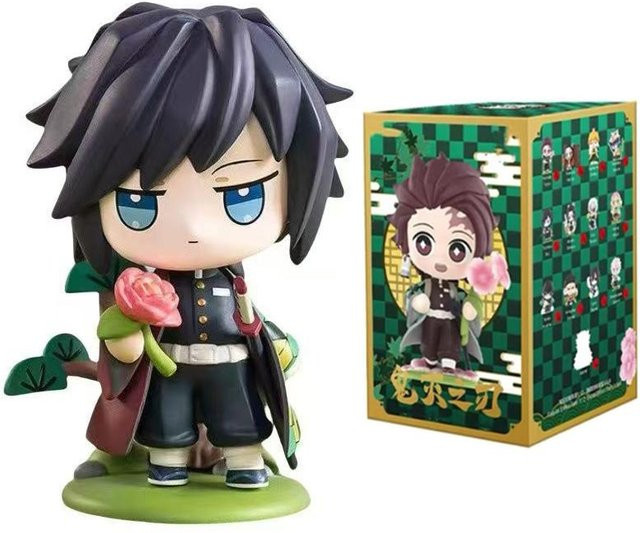 Yiran toy 1 Demon Slayer Tanjiro Kamado Nezuko Modell Blind Box, ab 14 Jahren - Bild 1