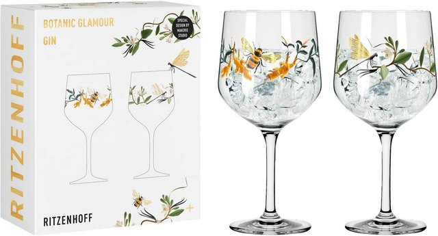Ritzenhoff Gin-Gläser Botanic Glamour Tumbler, transparent, 2er Set, 720 ml - Bild 1