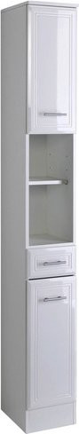 HELD MÖBEL Seitenschrank Neapel in Weiss, Wandmontage, B: 25 cm, H: 190 cm, T: 34 cm - Bild 1