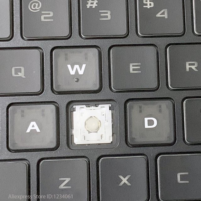 Asus Ersatz-Tastenkappen und Clips für TUF Gaming A15 F15 FX507 FA507 FX517 Laptop-Tastaturen in Schwarz - Bild 1