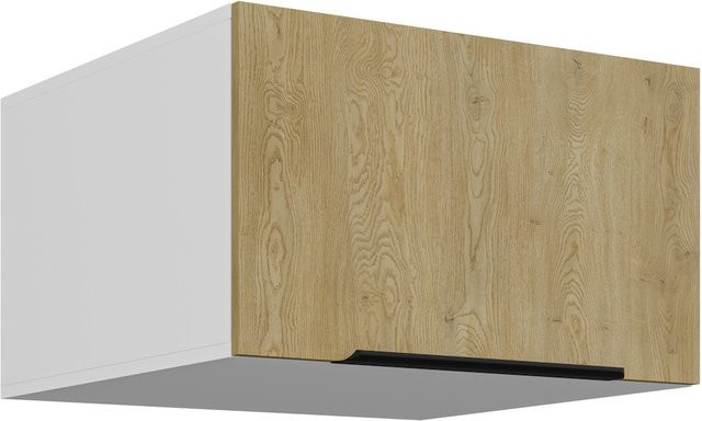 Aufsatzschrank Hochschrank CREMONA für deine Küchenzeile in Eiche Braun, Breite: 60 cm - Bild 1