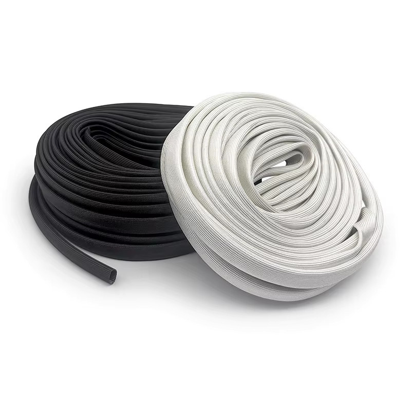 Hochtemperaturgeflochtene Chemiefaserhülse aus Fiberglas als Isolierrohr in Weiß oder Schwarz, Innendurchmesser 1 bis 12 mm - Bild 3