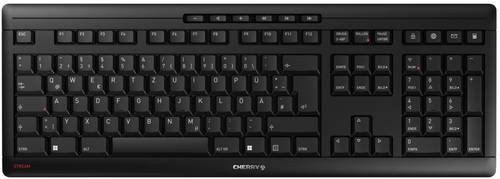 Cherry Stream Keyboard Wireless Kabellose Tastatur QWERTZ Schwarz - Bild 1