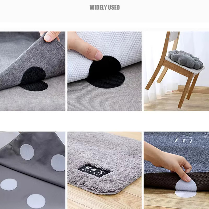 Selbstklebende Klettverschluss-Bänder aus Nylon und Kunststoff in Schwarz - Bild 3