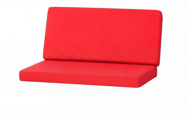 Setgarden Flat Polster für 3 Sitzer Hollywoodschaukel in Rot mit abnehmbarem und waschbarem Bezug, B/T/H: 180 x 50 x 50 cm - Bild 1