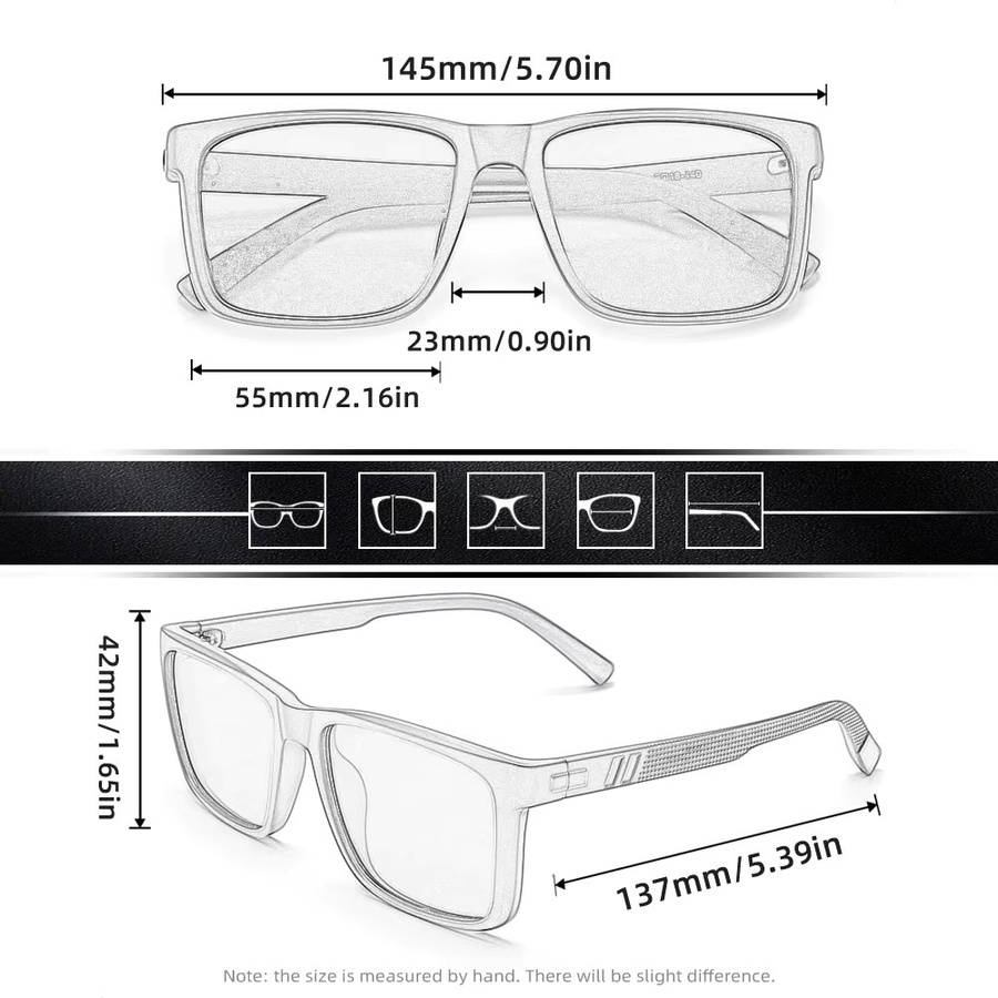 FORKING Sonnenbrille, polarisiert, Unisex, Vollrand, Kunststoff - Bild 2