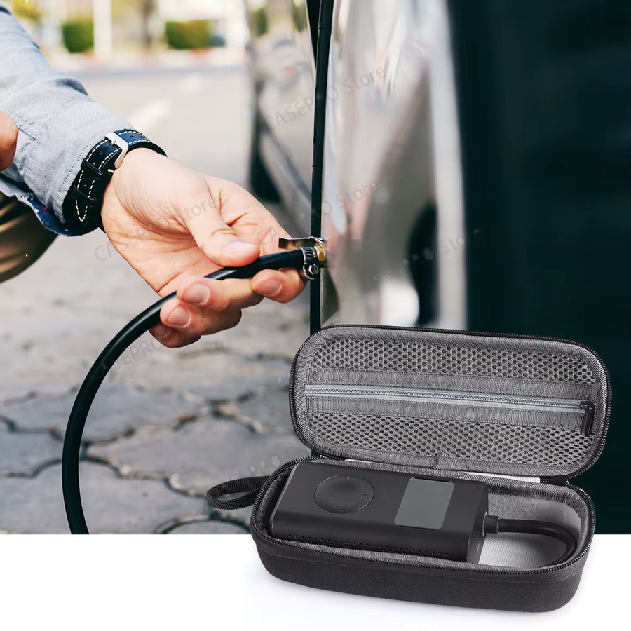 Harte EVA Schutzhülle für Xiaomi Mi Air Pump 1S in Schwarz - Bild 5