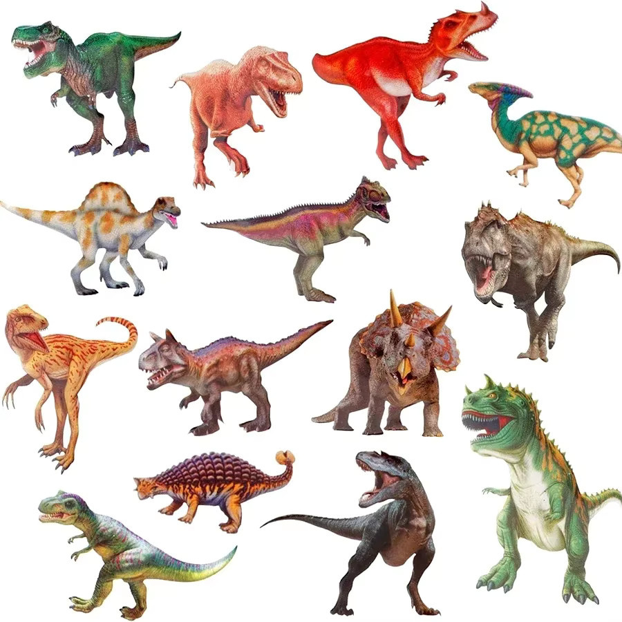 JXB Dinosaurier Blase Aufkleber Set, wiederverwendbare Sammelalbum Aufkleber in Multicolor für Telefonhüllen, Planer und Scrapbooking - Bild 3