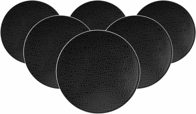 Seltmann Weiden Brotteller Life Fashion aus Keramik, Multicolor und Schwarz, 6er Set, Durchmesser: 16,5 cm - Bild 1