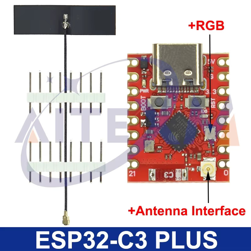 YANXD SuperMini ESP32-C3 Plus WiFi Bluetooth Entwicklungsboard ESP32 Modul mit Erweiterungsplatine - Bild 2