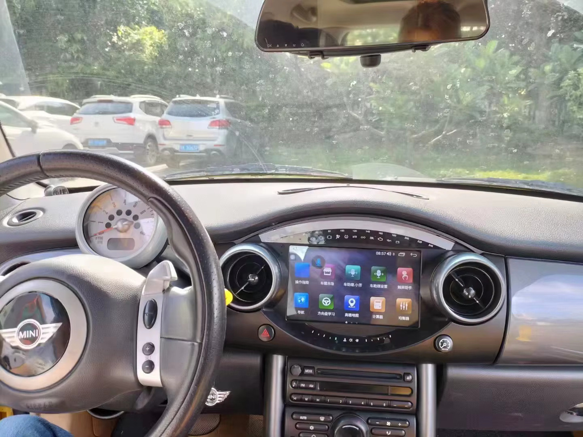 YANFU Android 11 Multimedia Autoradio mit GPS und Carplay für Mini Cooper R50 R53 (2004-2006), 8 GB RAM + 256 GB Speicher, 7 Zoll Touchscreen, Schwarz - Bild 3