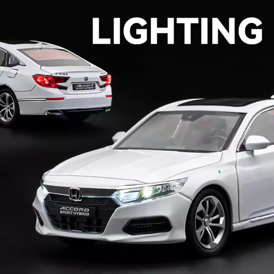 MAKEDA Honda Accord, Spielzeug Auto, 1:24, Metall, mit Licht und Sound - Bild 4