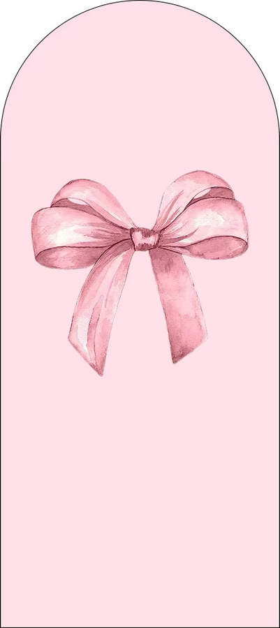 Mocsicka Hintergrunddekoration mit rosa Schleife und Bogen für Fotoshootings, Geburtstage oder Hochzeiten in Pink - Bild 2