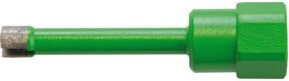 Eibenstock Diamant-Nass-Vollbohrkrone M 12, Durchmesser: 10 mm, Nutzlänge: 60 mm, Farbe: Grün - Bild 1