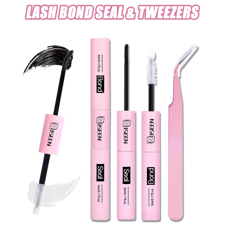 ISEEN Lash Bond and Seal Wimpernkleber, 10 ml, Black - Bild 1