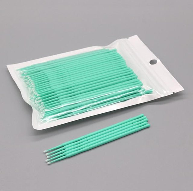 PrelifeMemory Mikrobürsten Einweg, 100 Stück, Größe M, Wimpernverlängerung - Bild 1