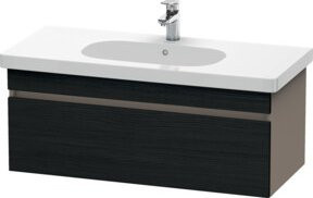 Duravit Waschtischunterschrank DuraStyle in Weiß, B/T/H: 100 x 45,3 x 39,8 cm, wandhängend mit 1 Auszug - Bild 1