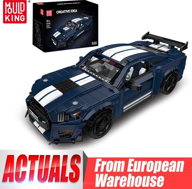 Mould King Shelby GT500, Rennwagen-Modell, Baustein-Set, ab 14 Jahren - Bild 1
