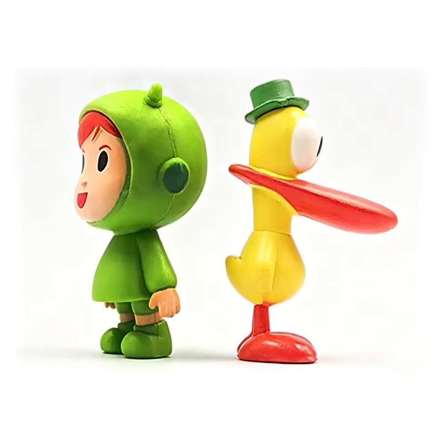 Bandai Pocoyo Tierfiguren, 7-teiliges Set, PVC-Figuren - Bild 3