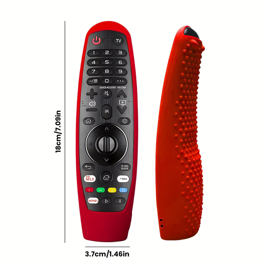 MRSVI Magic Remote Cover für LG AN-MR600 MR650 MR18BA MR19BA MR20GA – Weiche Schutzhülle für Smart OLED TV Fernbedienung in Blau - Bild 3