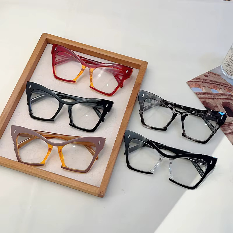 KAMMPT Korrektionsbrille Cat Eye, Vollrand, transparent, Kunststoff, Damen - Bild 2