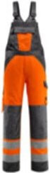 Mascot Gosford Latzhose EN ISO 20471 Class 2 in Orange und Anthrazit - Bild 1