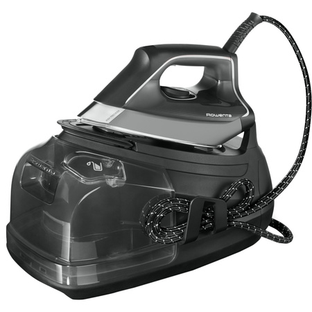 Rowenta Dampfbügelstation Perfect Steam Pro DG 8622 in Schwarz-Silber mit Anti-Calc-Funktion