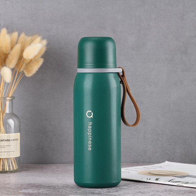 Yiran Furniture Edelstahl Bullet Thermobecher mit Vakuum-Isolierung für Outdoor und Sport, 550ml - Bild 1
