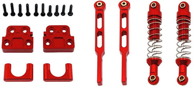 RCTOYFUN RC Auto Hinterradstangenstoßdämpfer, Zubehör, Metall - Bild 1