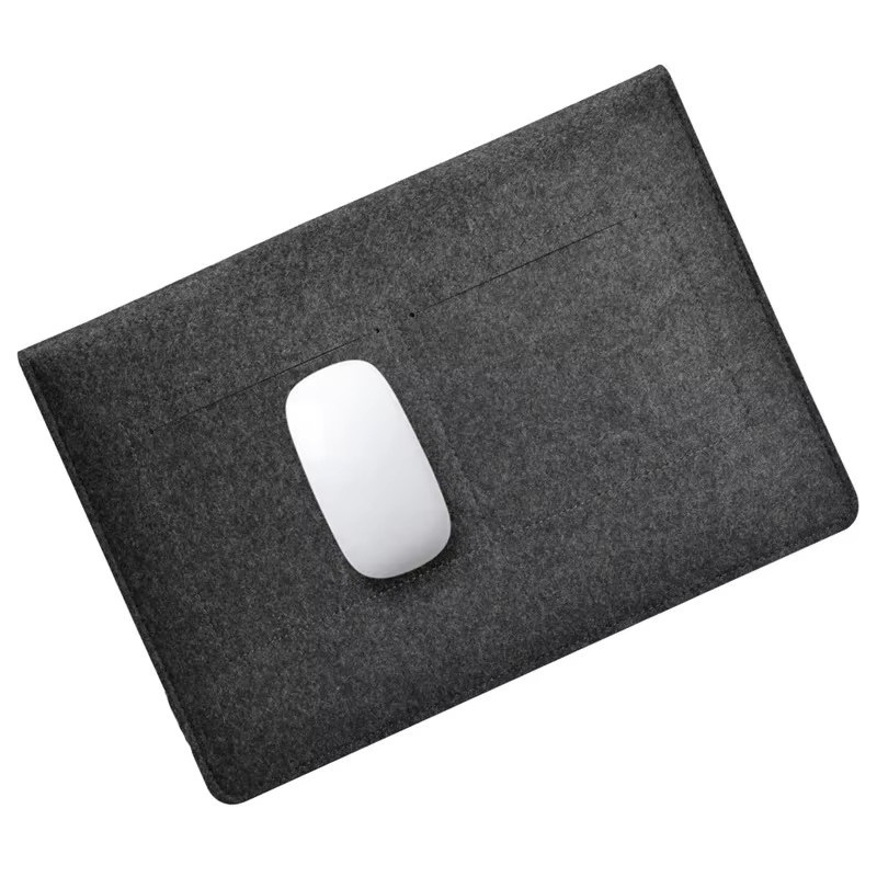 ZNOVAY Filz-Innentasche in Grau für MacBook, Laptop und Tablet von 11 bis 16 Zoll - Bild 2
