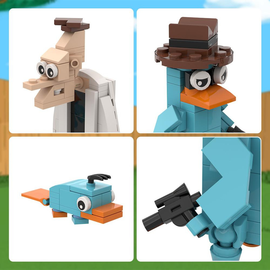 Gobricks Phineas & Ferb Der Schnabeltier-Doktor Heinz Doofenshmirtz Bausteine - Bild 2