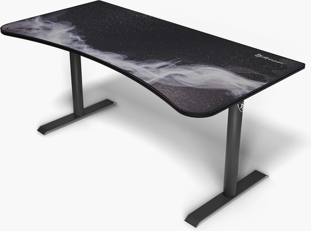 Arozzi Arena Gaming-Tisch in Grey Galaxy, höhenverstellbar, B/T/H: 160 x 82 x 71-81 cm - Bild 1