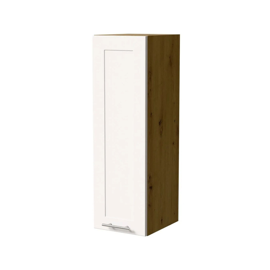 Feldmann-Wohnen Hängeschrank Oslo W4/30 in Eiche Artisan und Weiß Matt, B/T/H: 30 x 32,5 x 96 cm - Bild 2