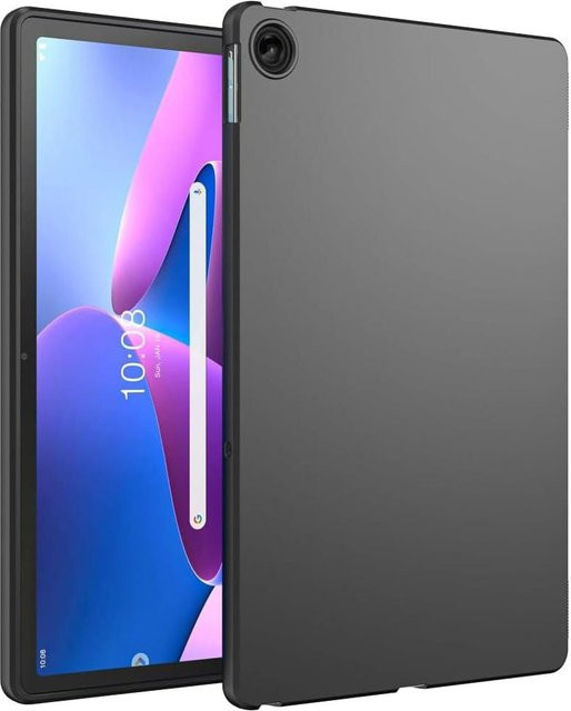 Flexible Silikon TPU Schutzhülle für Lenovo Tab M9, M8, P11 und M10 Plus in Schwarz - Bild 1