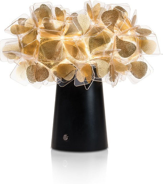 Slamp Clizia LED-Tischleuchte mit Akku in Gold/Schwarz, dimmbar (2700K) - Bild 1
