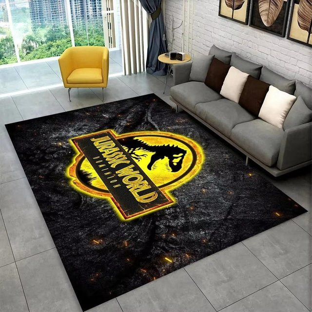 Karpetti 3D J-Jurassic Park Dinosaurer Teppich, bunt, B/T: 60 x 40 cm - Bild 1