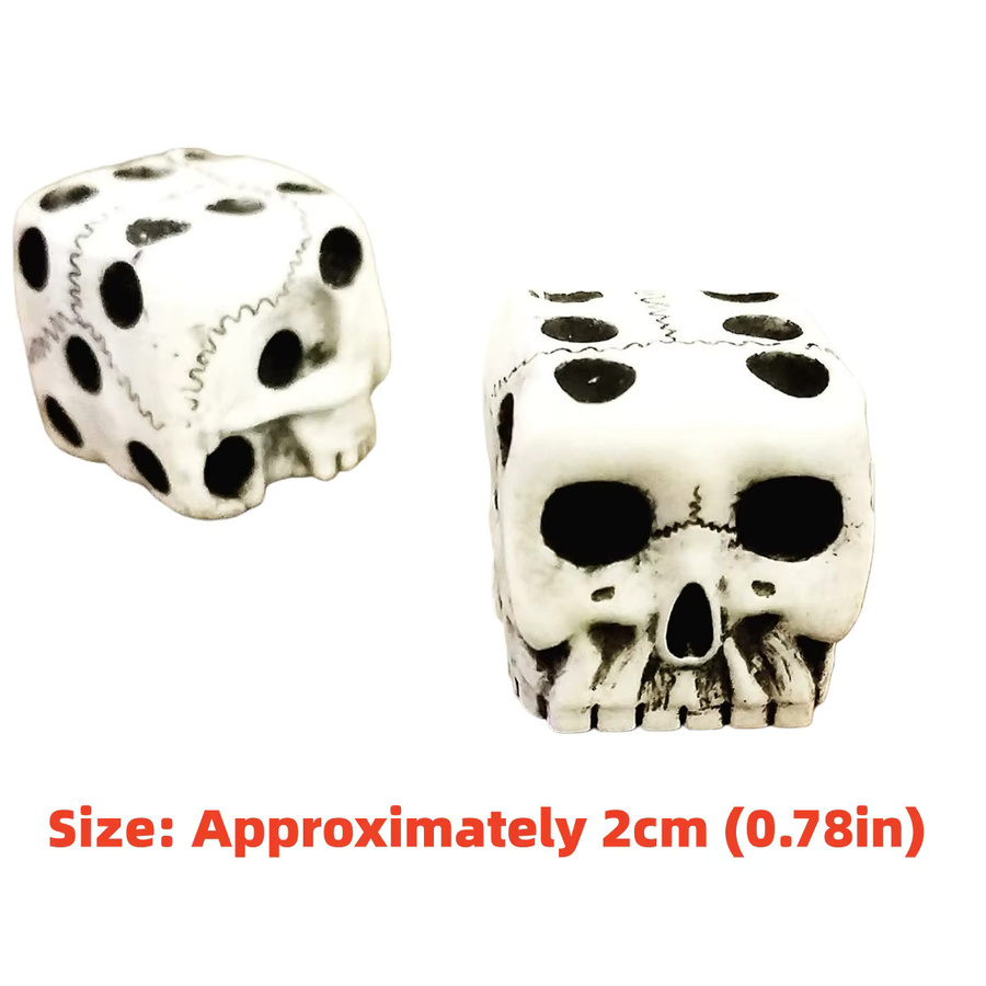 Meade Dungeons and Dragons Halloween-Würfelset, 5-teiliges Set, Weiß - Bild 6