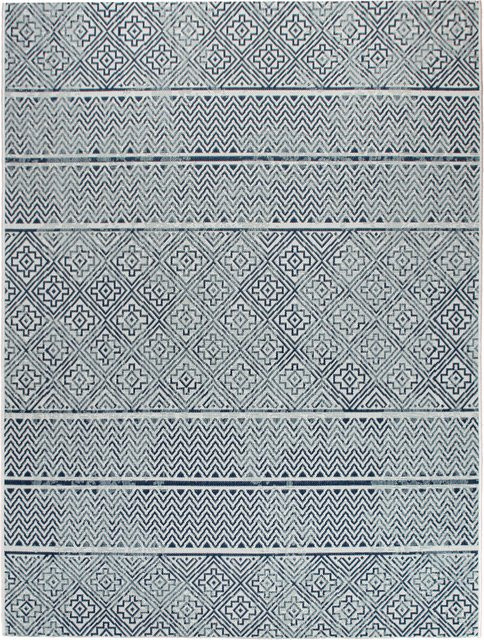 In- & Outdoor-Teppich Ostenza Blau Rechteckig B/T: 150 x 80 cm - Bild 1
