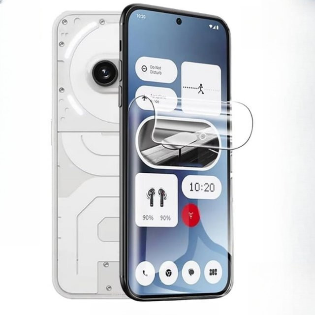 2 Stück High-Definition-Hydrogelfolie für Nothing Phone 3A, 3A Pro, 3, 2 und 2A in Transparent - Bild 1