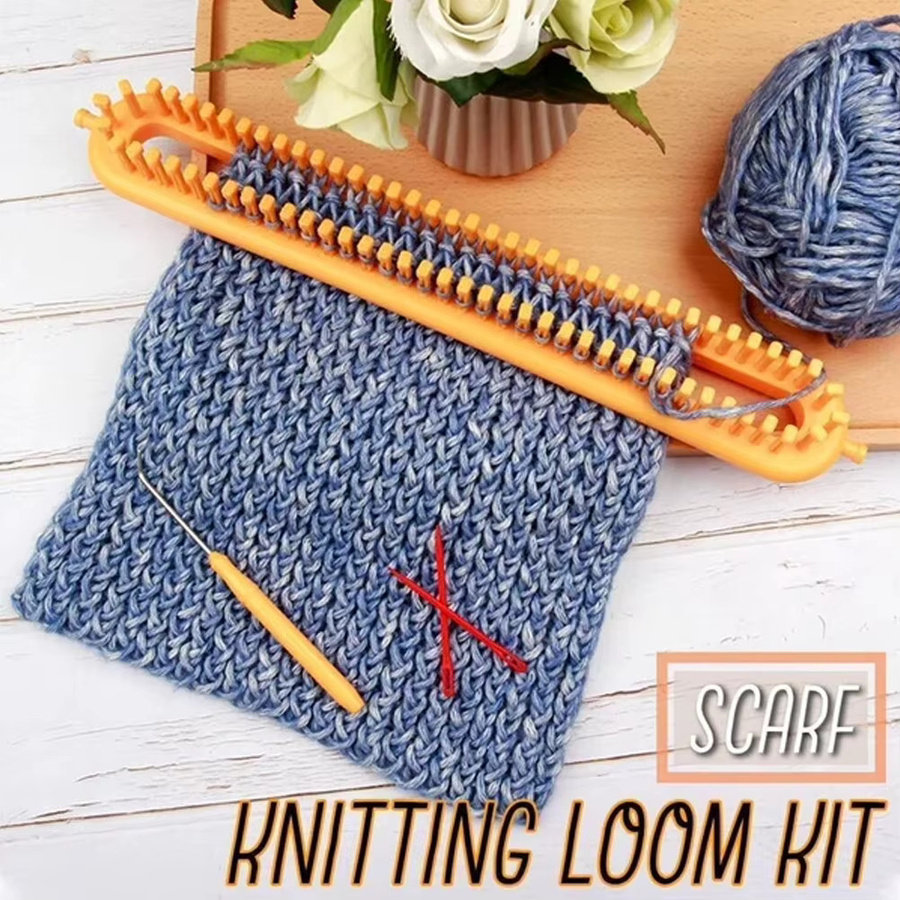 Stookits Strickmaschine für DIY Handarbeit zum Weben von Schals, Pullovern und Hüten - Bild 2