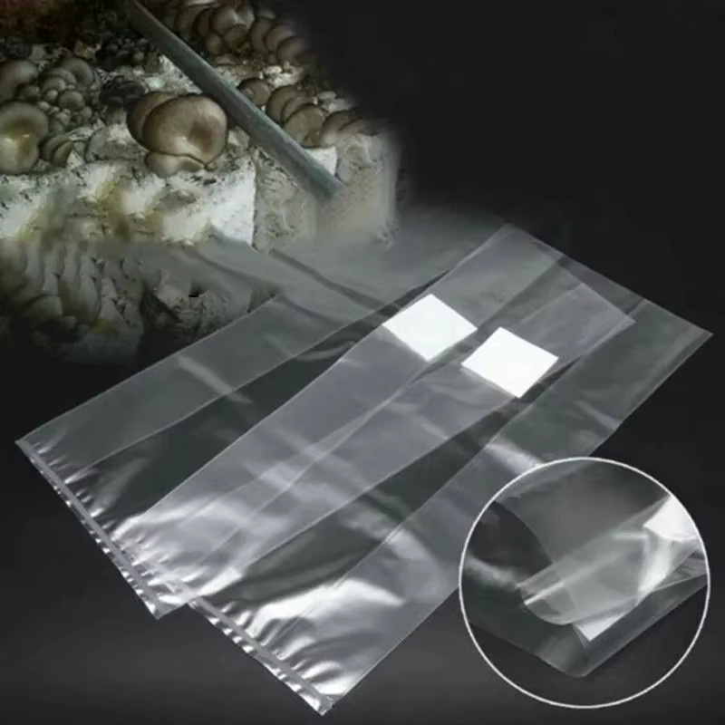 100 Stück PVC-Pilz-Wachstumsbeutel transparent, B/H: 18 x 35 cm - Bild 2