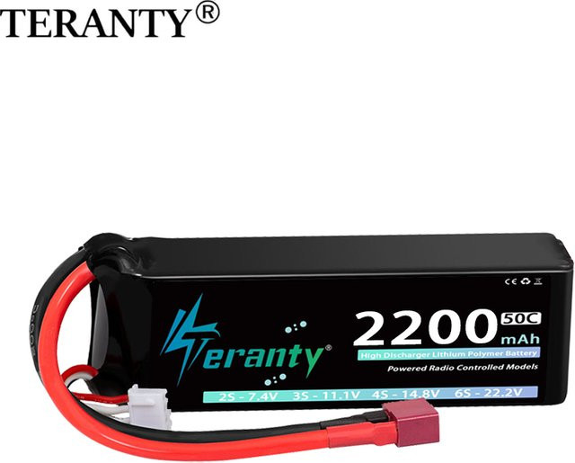 TERANTY 3S 2200mAh Lipo Batterie, 11,1V 50C/100C, mit XT60 Stecker - Bild 1