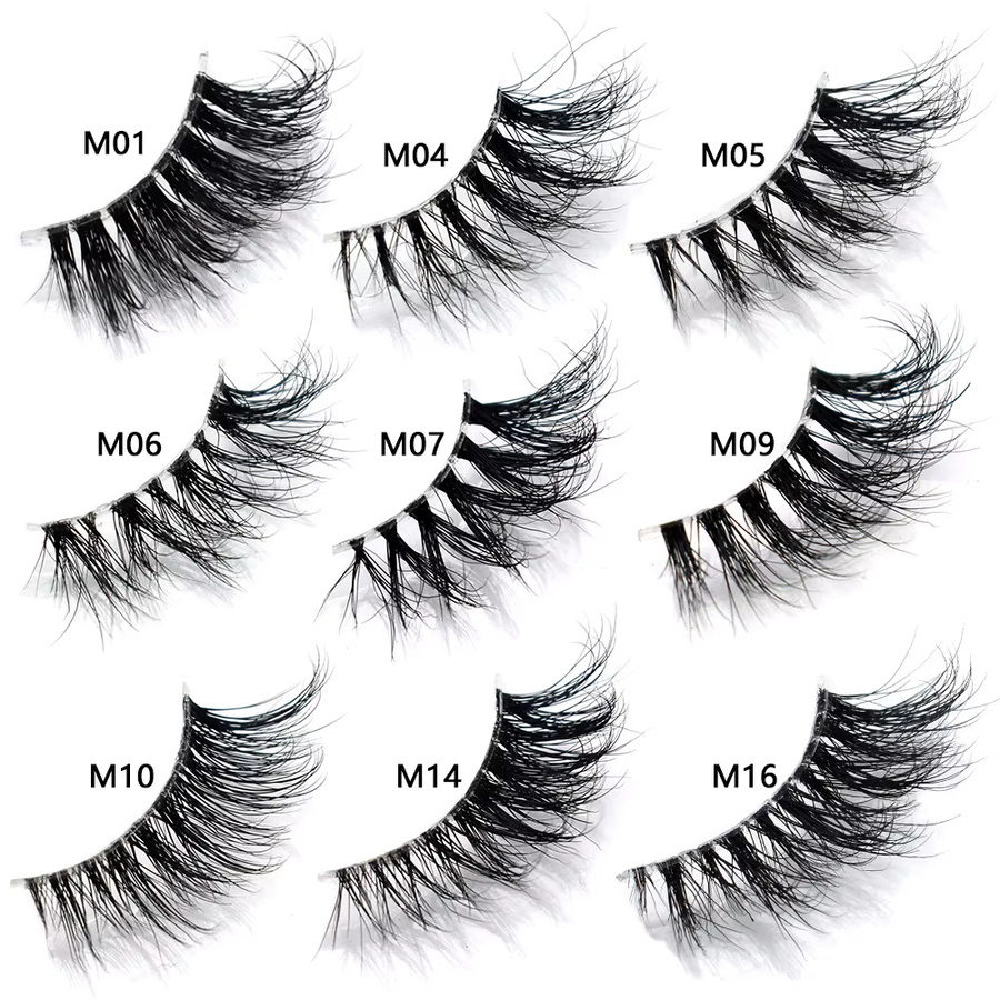 FOXESJI C13 Lashes Halbe Wimpern, Natürlich, Unisex - Bild 3