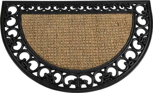 Siena Garden Gummimatte Gazelle Fußmatte in Schwarz und Beige, B: 75 cm, T: 45 cm - Bild 1